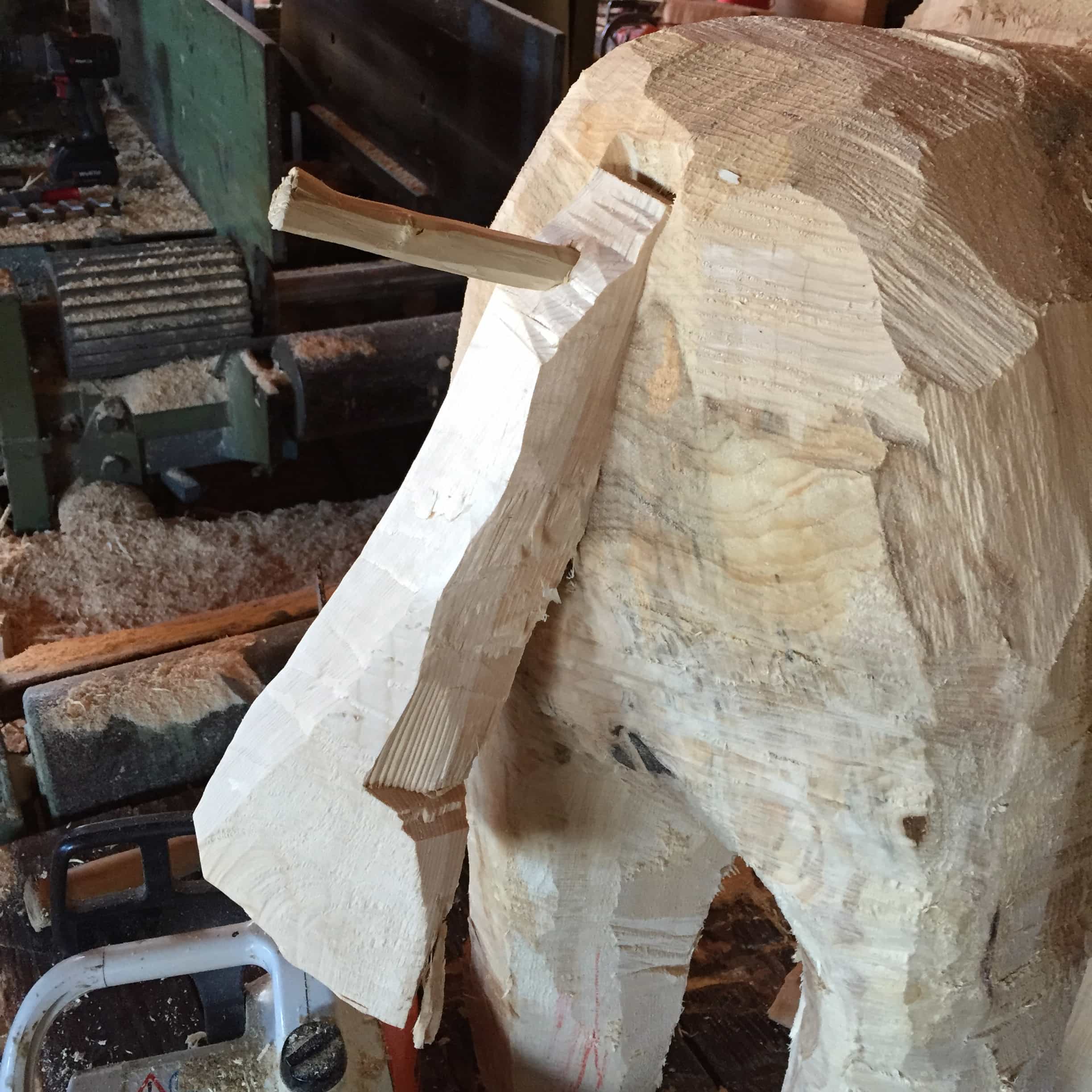 Elefant hinten